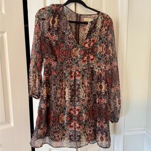 Floral Patterned Women's Dress - Abercrombie and Fitch